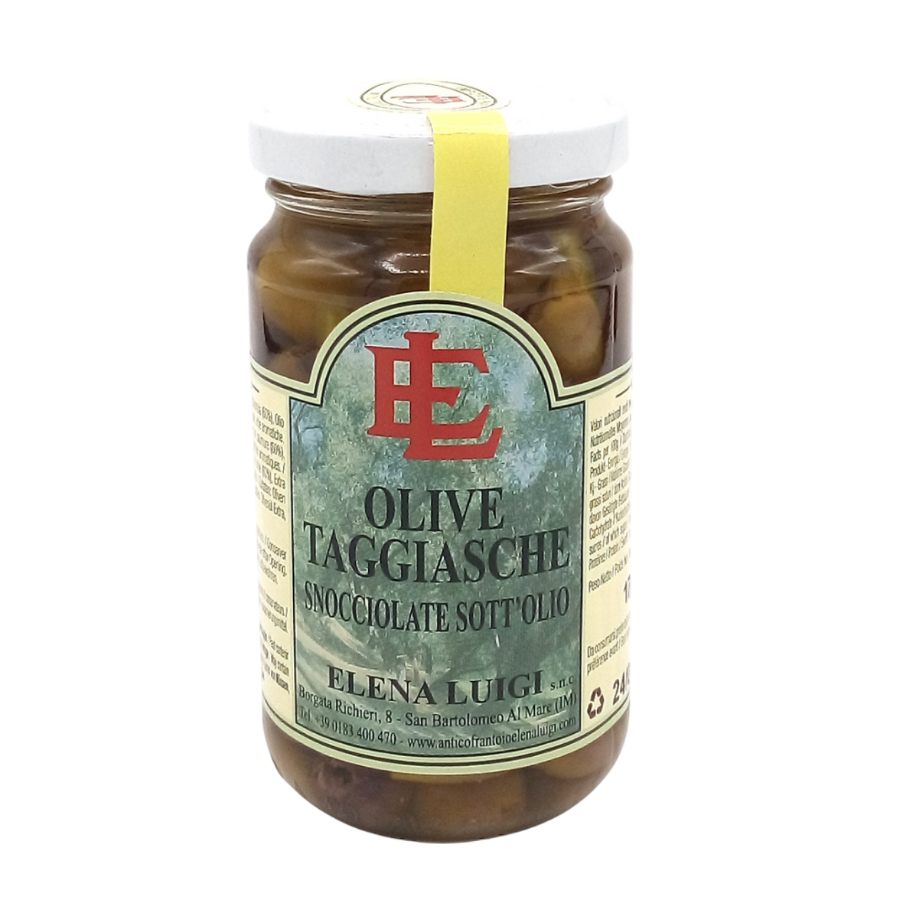 Olive Taggiasche Snocciolate Sott’Olio